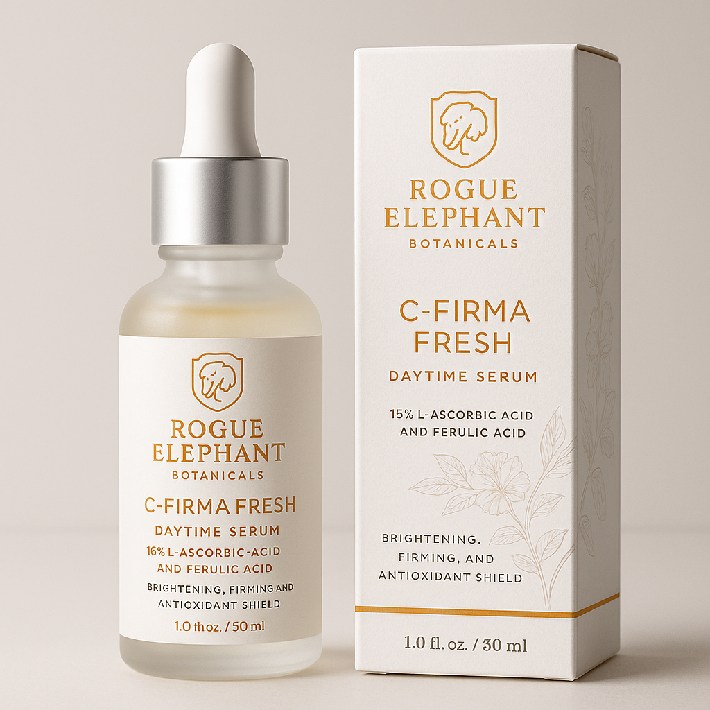 Premium skincare packaging design idea for Rogue Elephant Bo